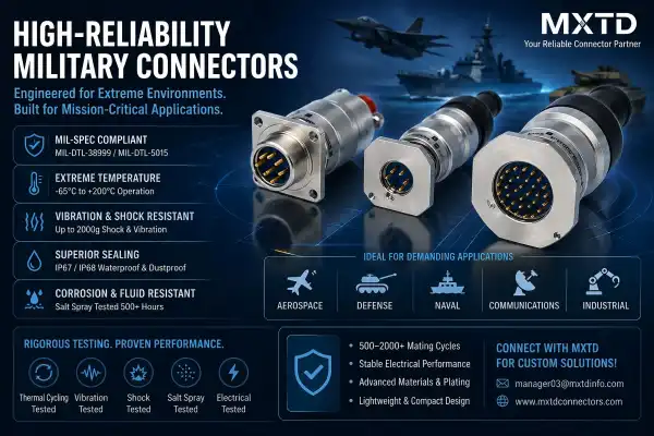 How Are High-Reliability Military Connectors Tested for Durability?
